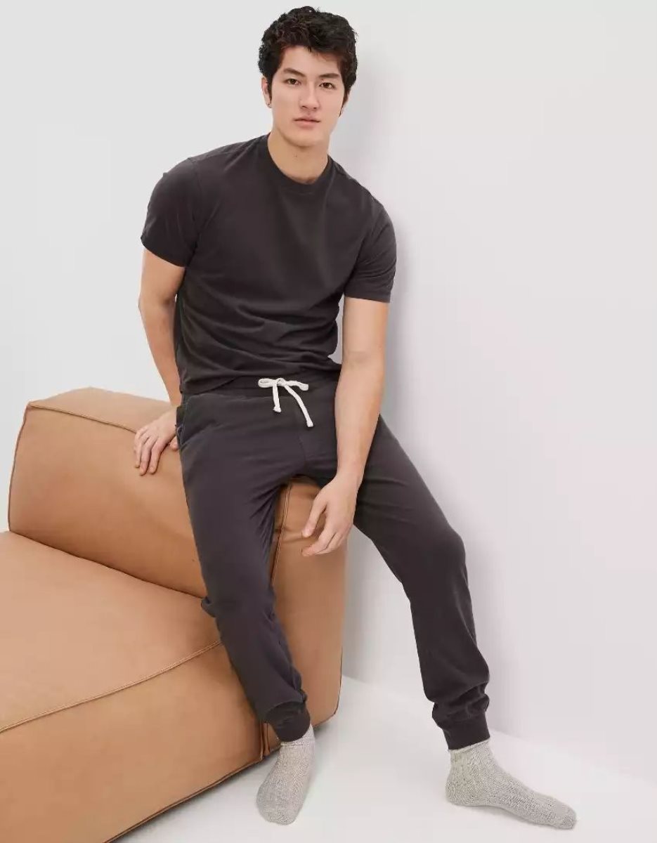 Loungewear American Eagle AE Lounge Jogger Noir Homme | FZN-88458499